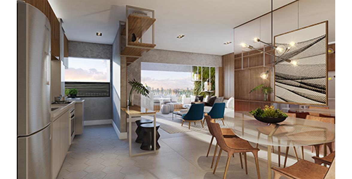 Apto de 78m² do Raízes Vila Prudente
