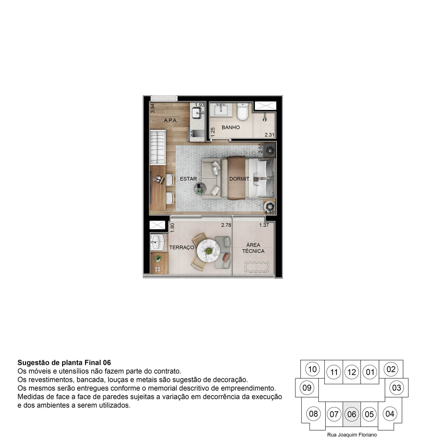 DSG Itaim → Apartamentos e Studios, 27 a 45m²