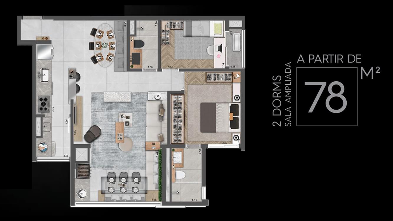 Haus Mitre Alto Butantã - Planta Planta Opção 4