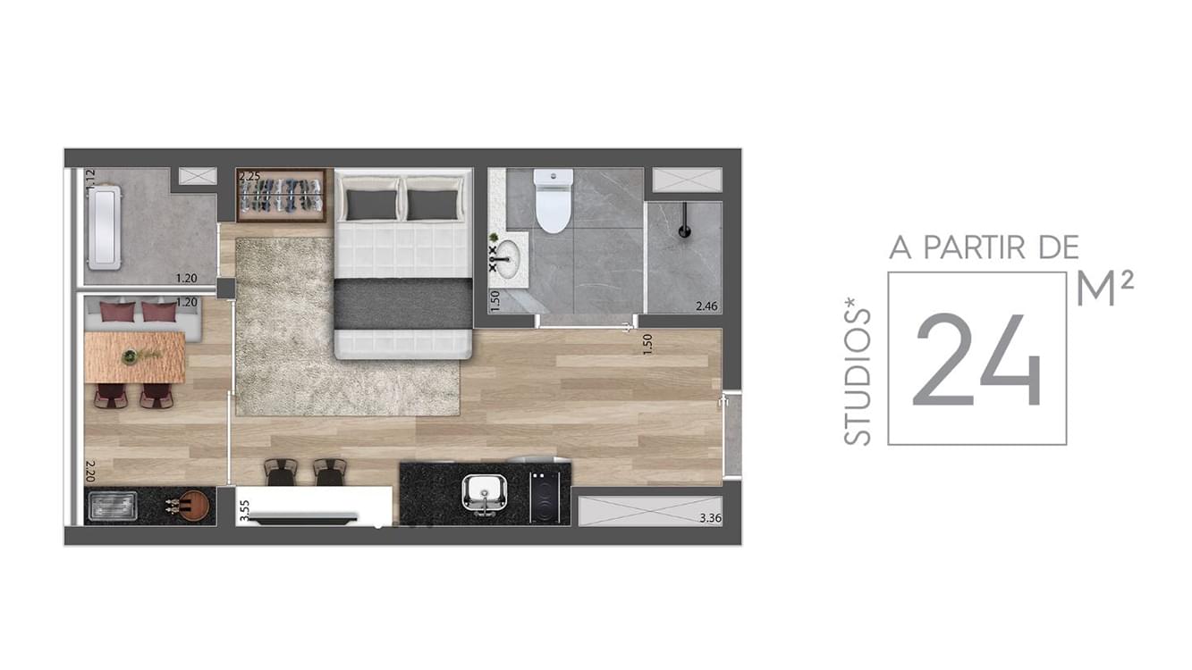Haus Mitre Alto Butantã - Planta Planta Opção 2
