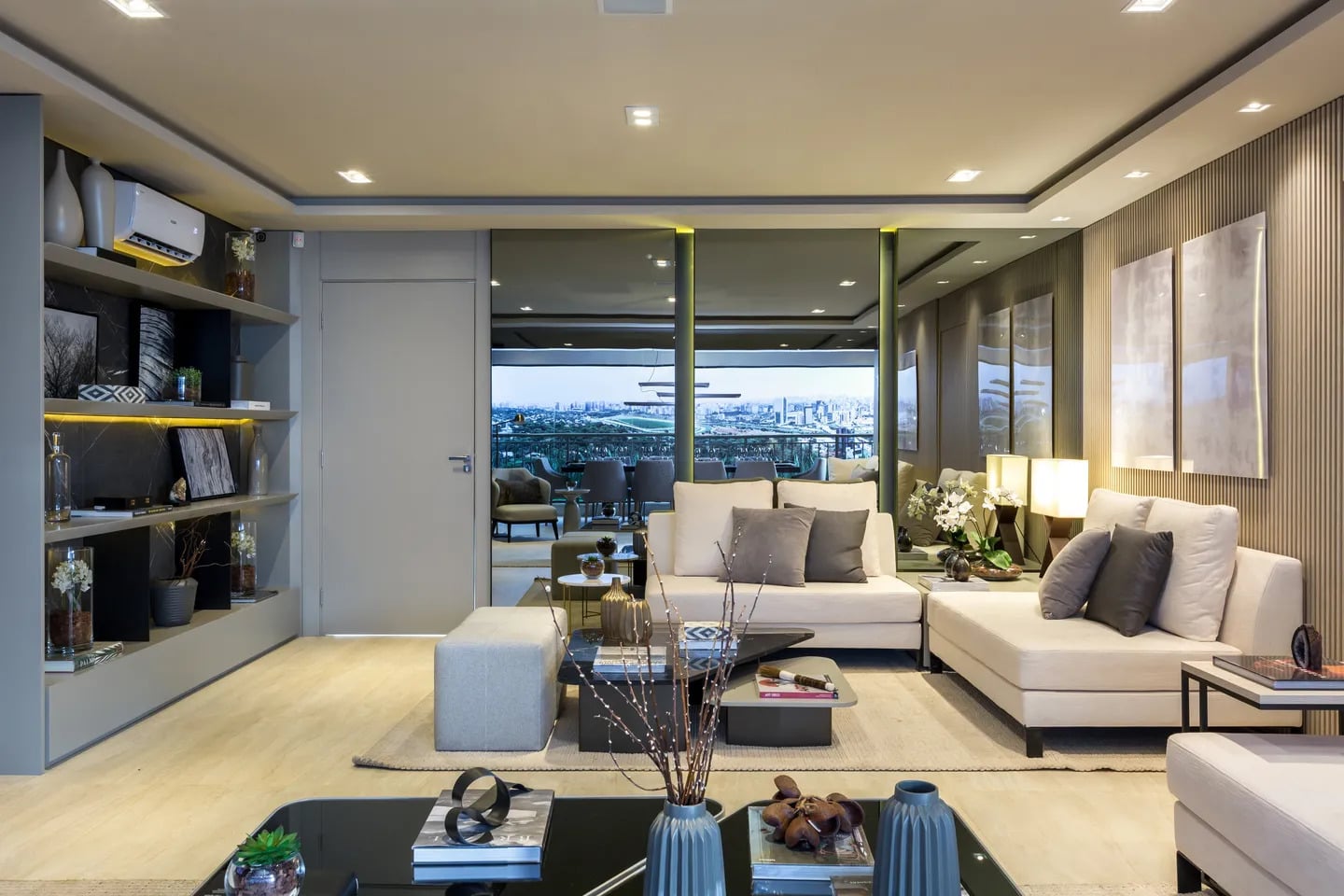 Foto 1 - Apartamento Decorado de 154m² Torre Sky do Condomínio Skyline Jockey