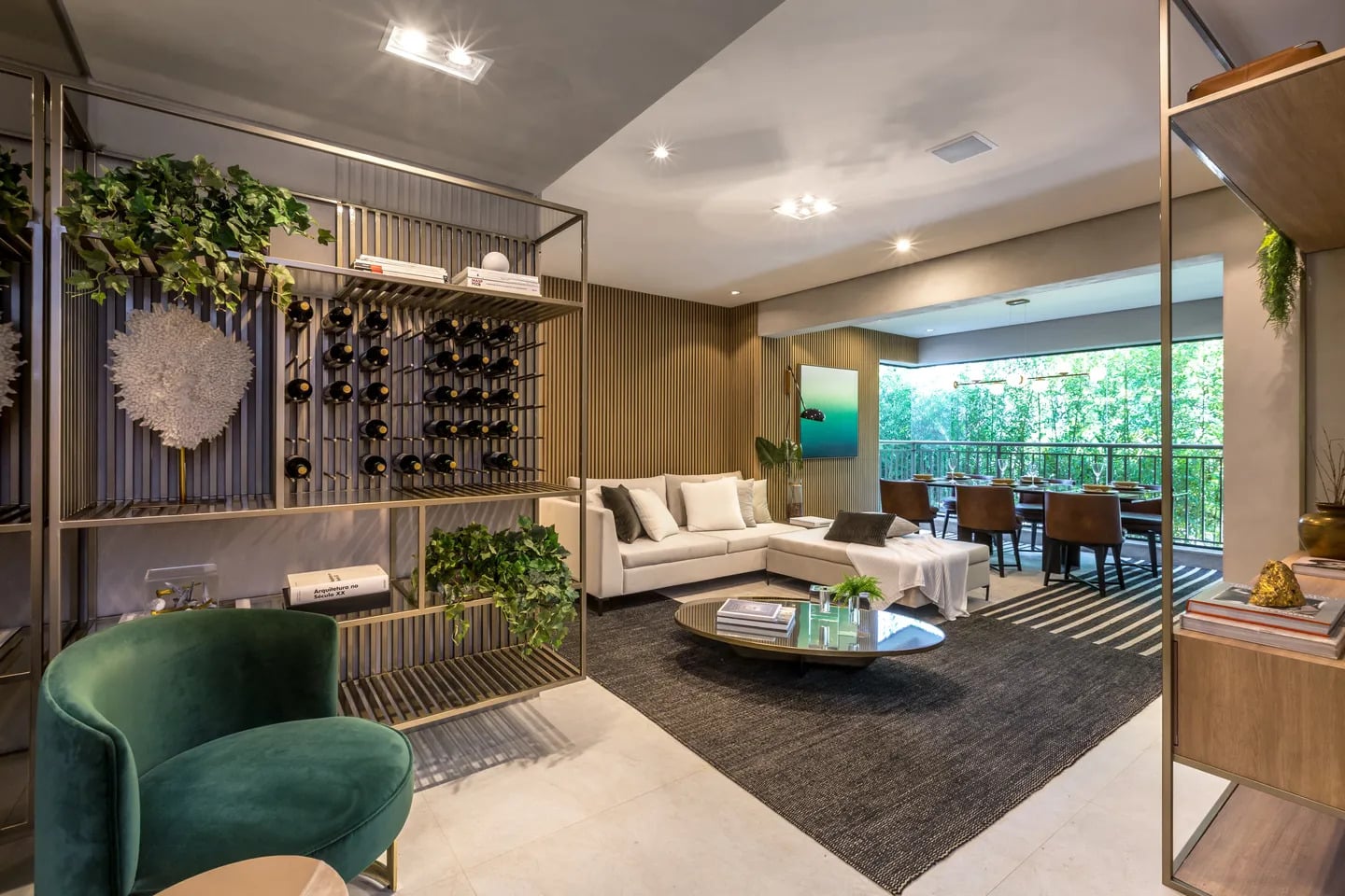 Foto 1 - Apartamento Decorado de 77m² Torre Sky do Condomínio Skyline Jockey