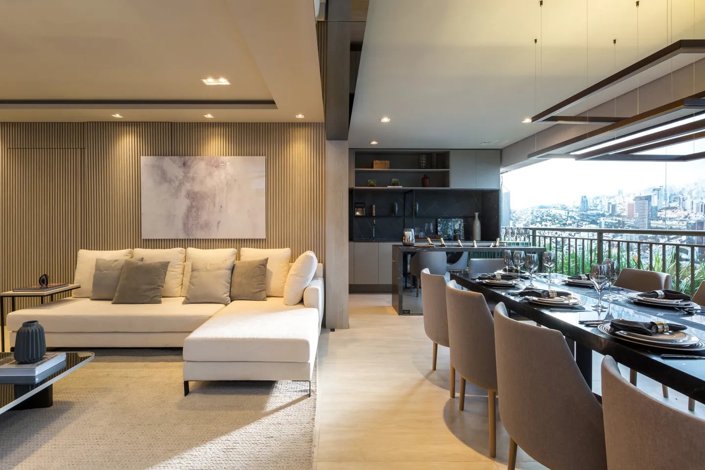 Foto 2 - Apartamento Decorado de 154m² Torre Sky do Condomínio Skyline Jockey