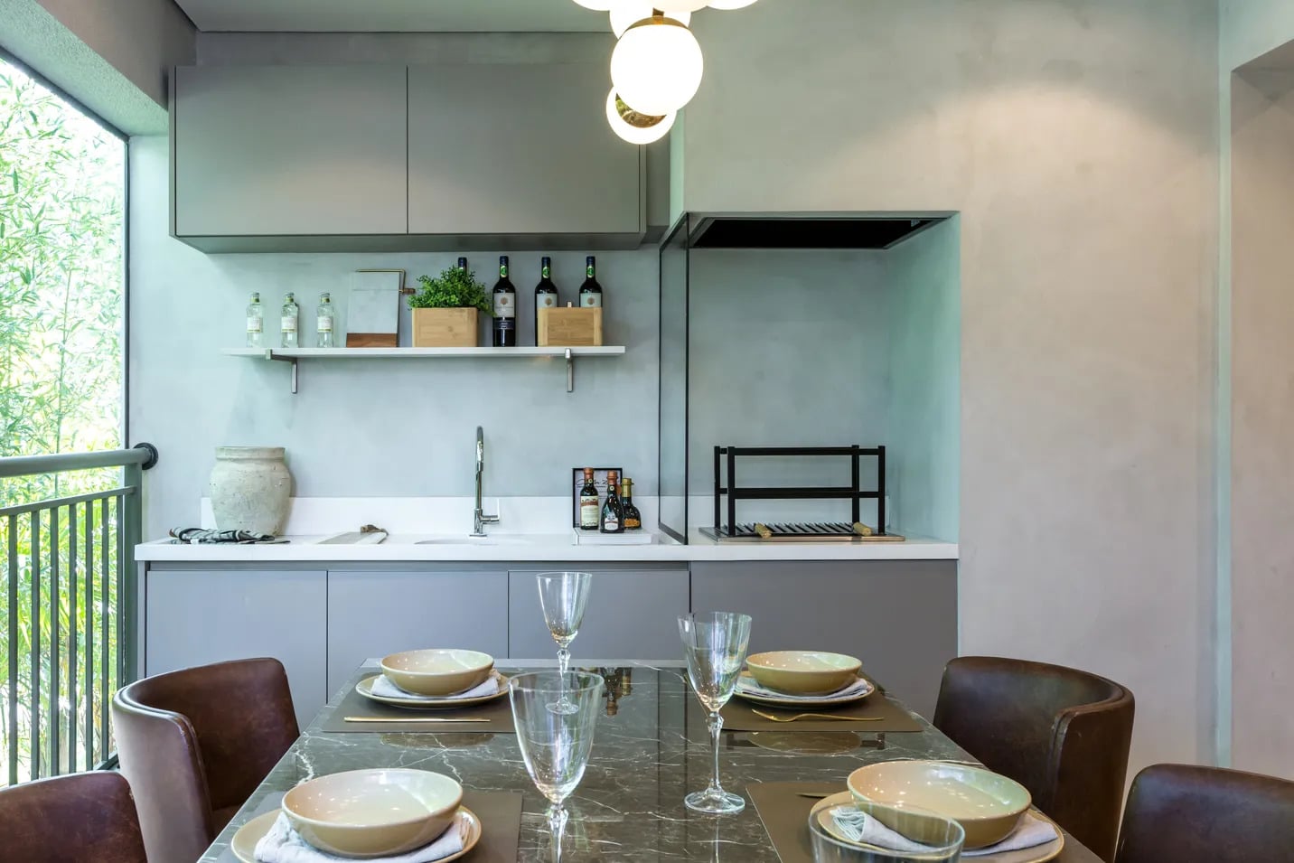 Foto 2 - Apartamento Decorado de 77m² Torre Sky do Condomínio Skyline Jockey