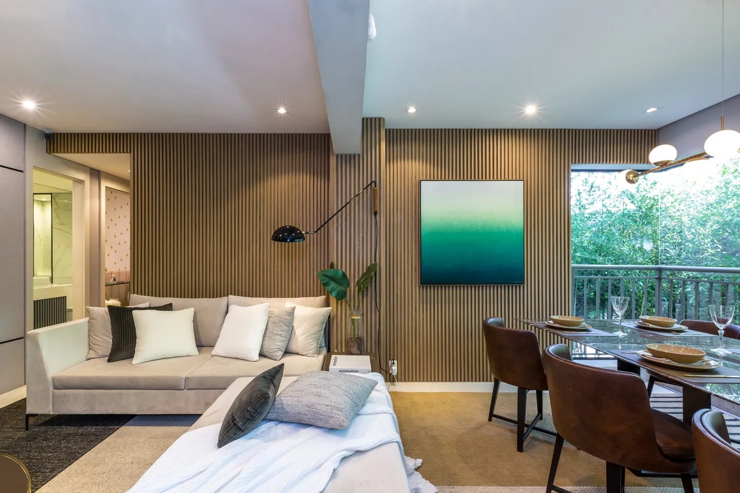 Foto 4 - Apartamento Decorado de 77m² Torre Sky do Condomínio Skyline Jockey