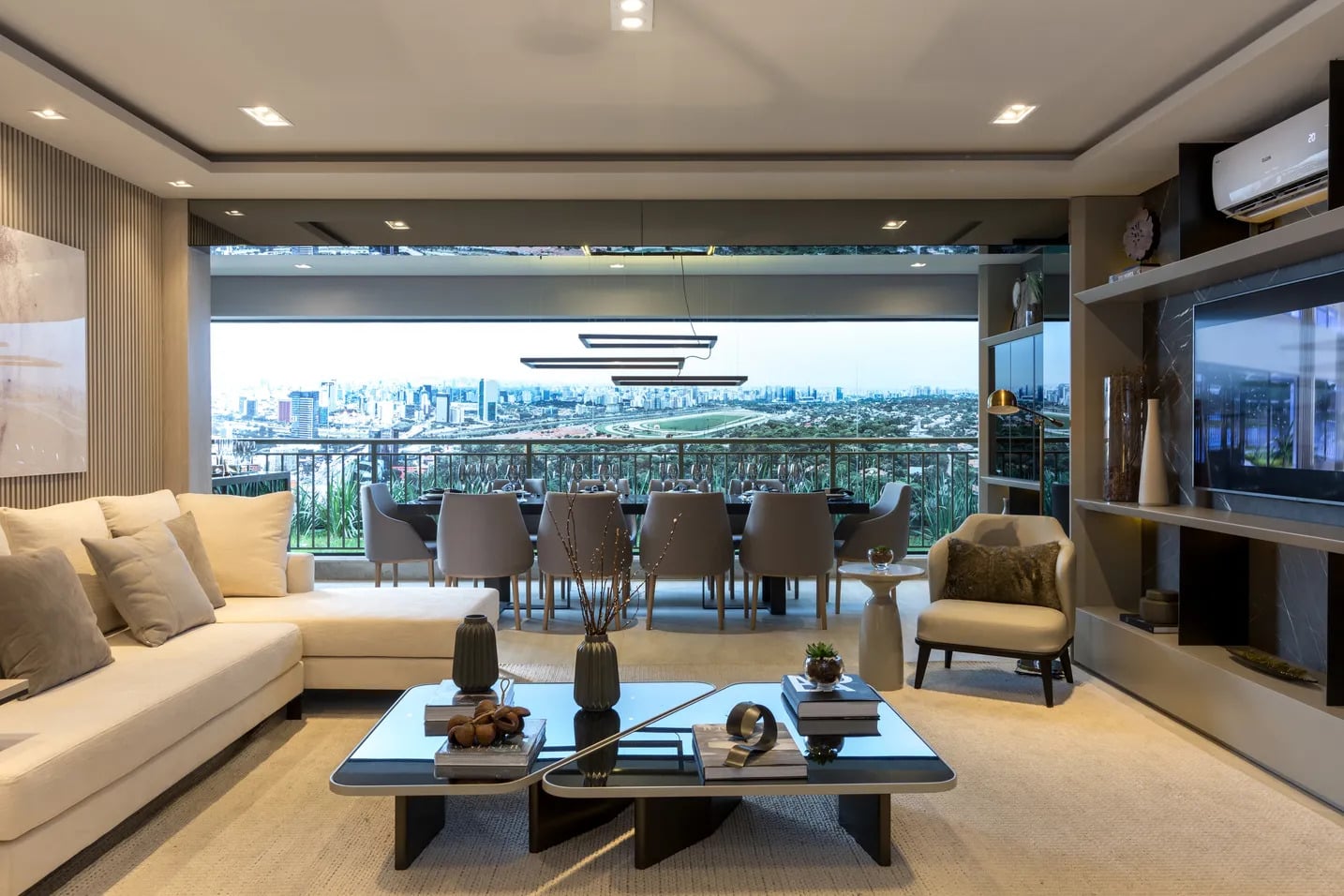 Foto 5 - Apartamento Decorado de 154m² Torre Sky do Condomínio Skyline Jockey