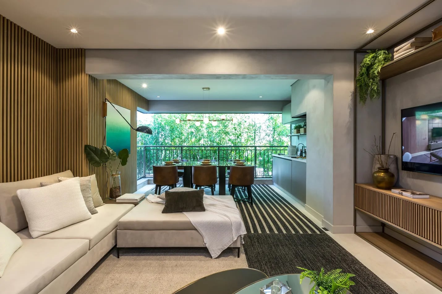 Foto 5 - Apartamento Decorado de 77m² Torre Sky do Condomínio Skyline Jockey