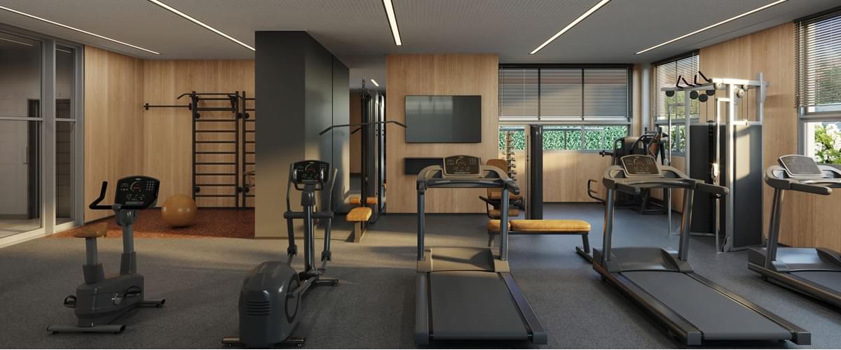 Fitness do Condomínio do Triad Vila Nova Conceição