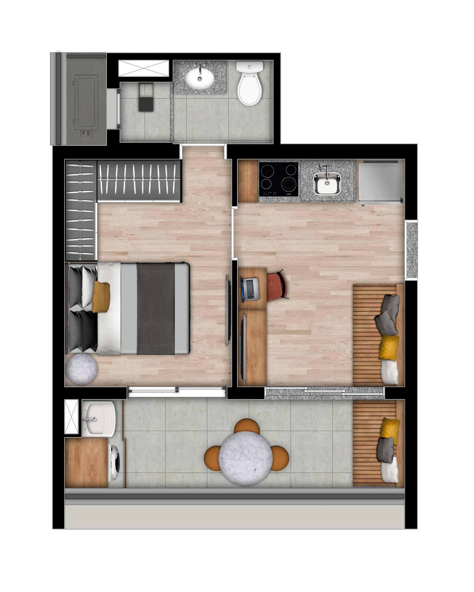 Pinheiros HY by You - Planta Planta Opção 4
