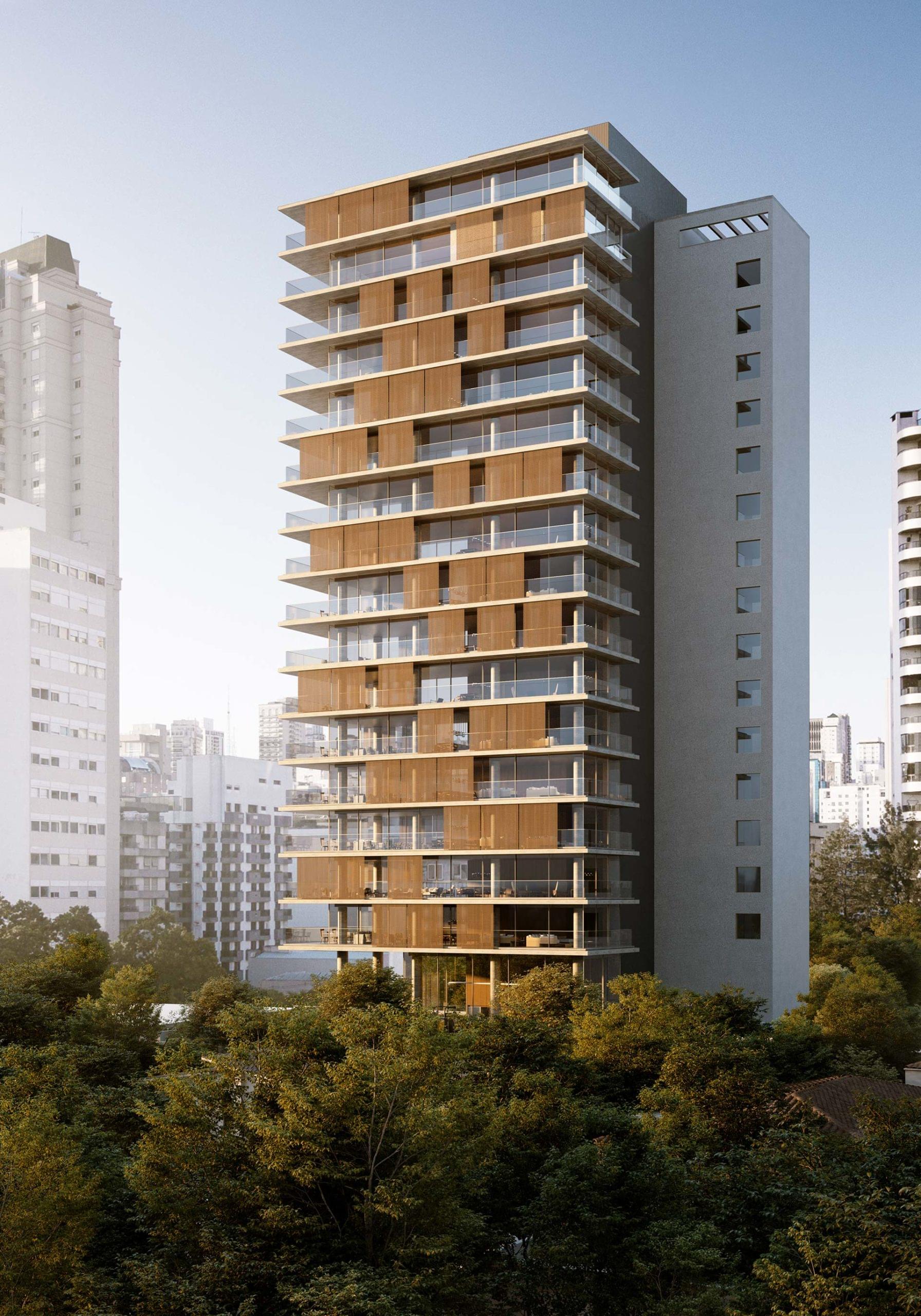 Vista Jardim Paulista (Área Social) - Edifício Pierino Jardins