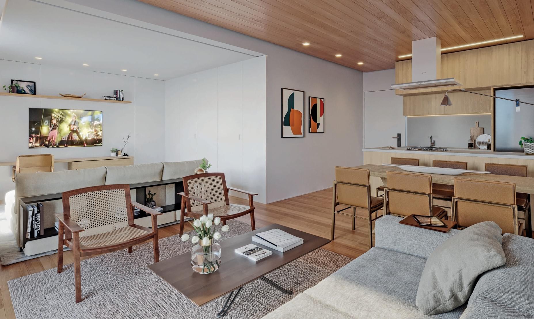Living Ampliado do Apto de 73m² - Breve Lançamento - 155 JERÔNIMO