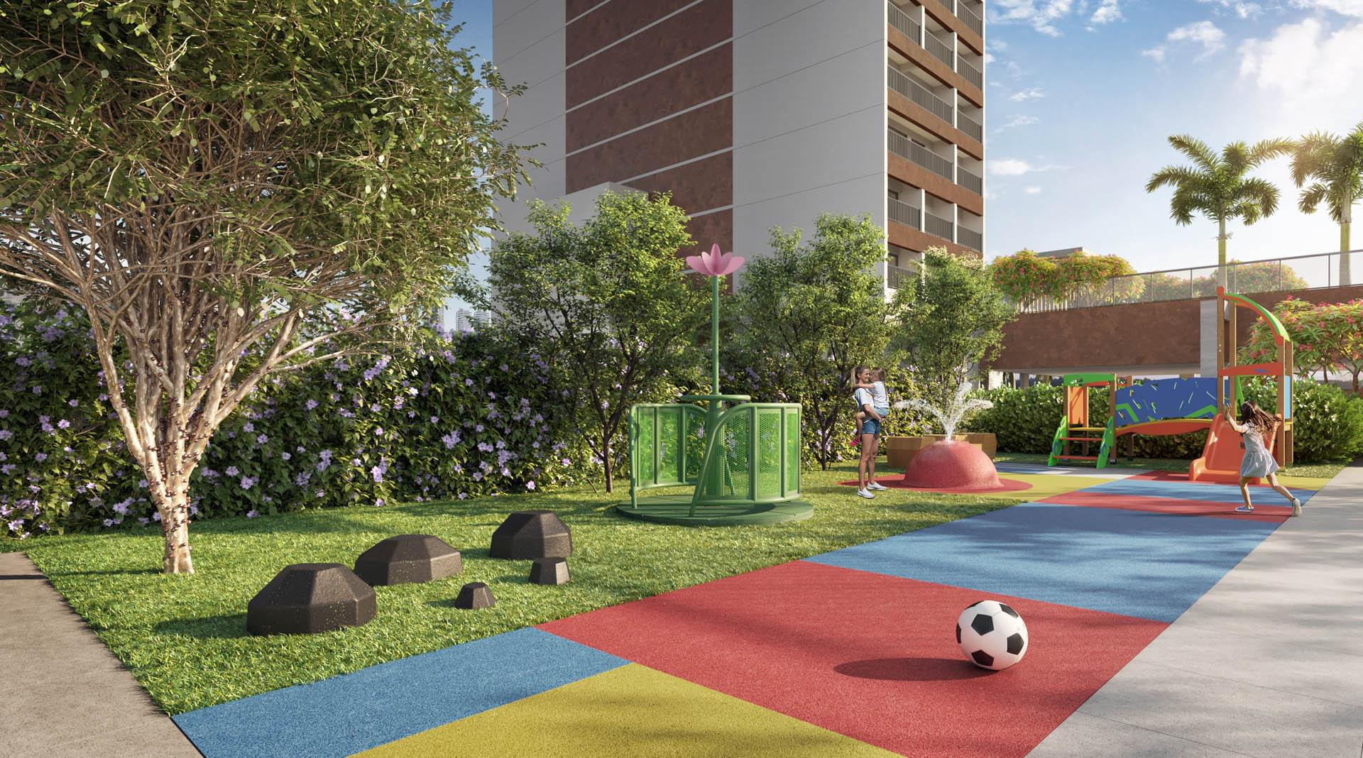 Perspectiva do playground - L' Harmonie Vila Mariana