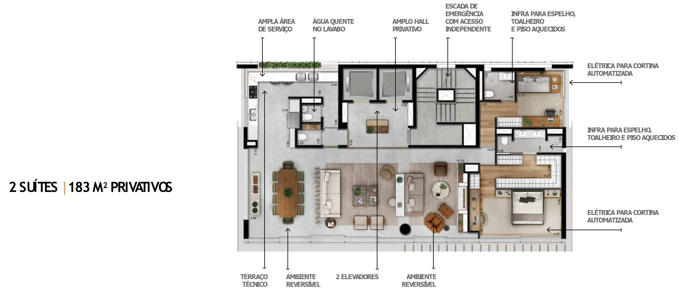 CASA VILA NOVA By Helbor - Planta  Planta Opção 1