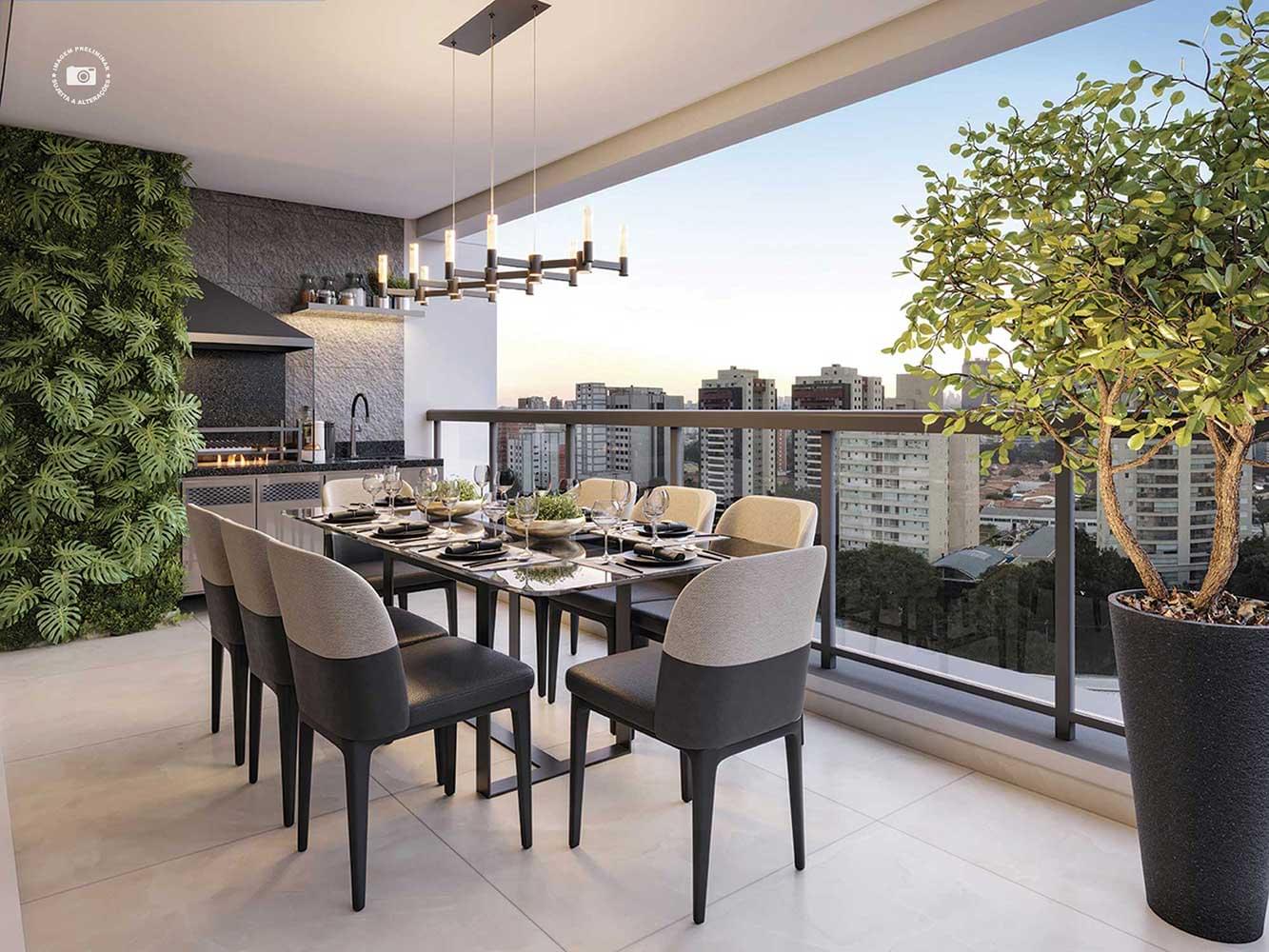 TERRAÇO DO APTO. DE 138 M² - Haute Brooklin by Ez
