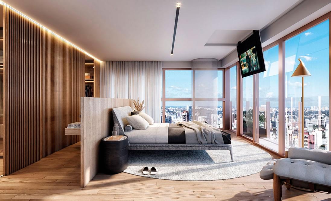 Suíte Master da Cobertura - AG Art Residences