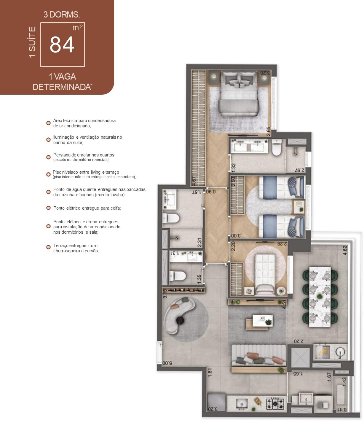ML Brooklin - Planta Planta Opção 2