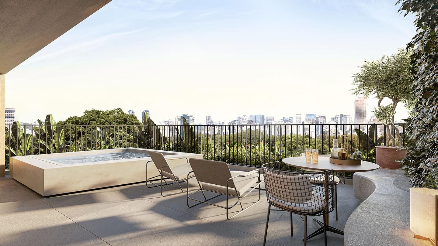 Apartamento Garden de 104m² - AUGUSTA Jardins