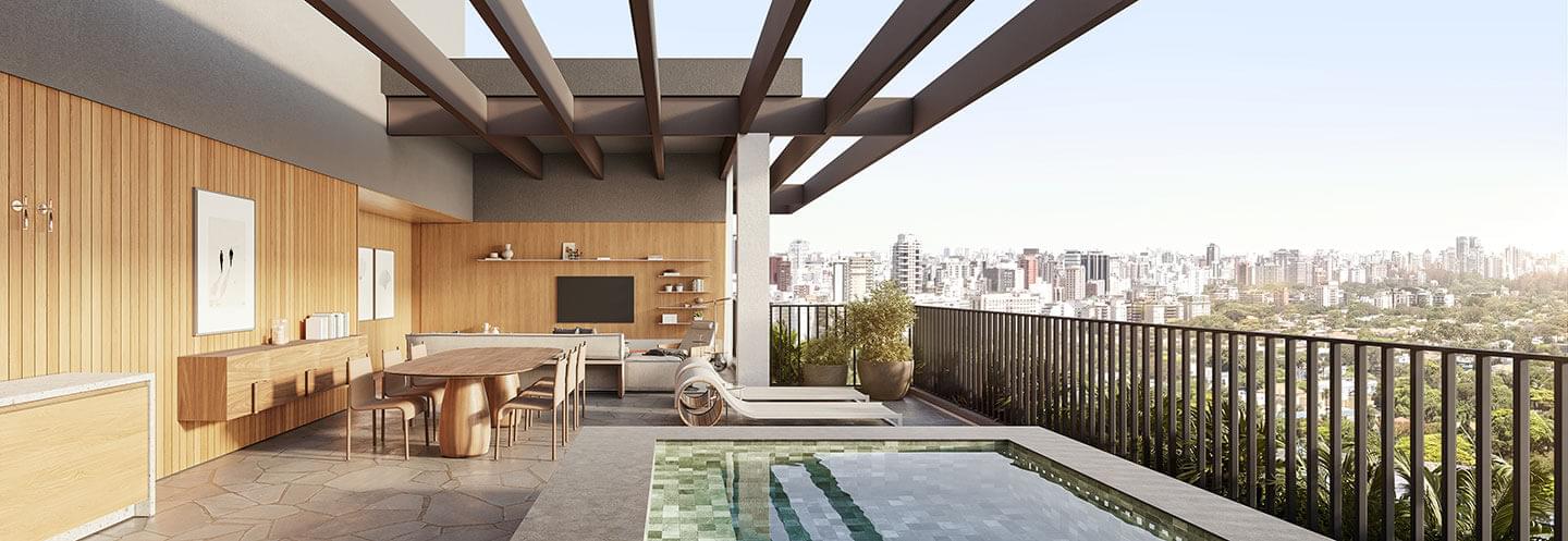 Cobertura Penthouse de 102m² - AUGUSTA Jardins