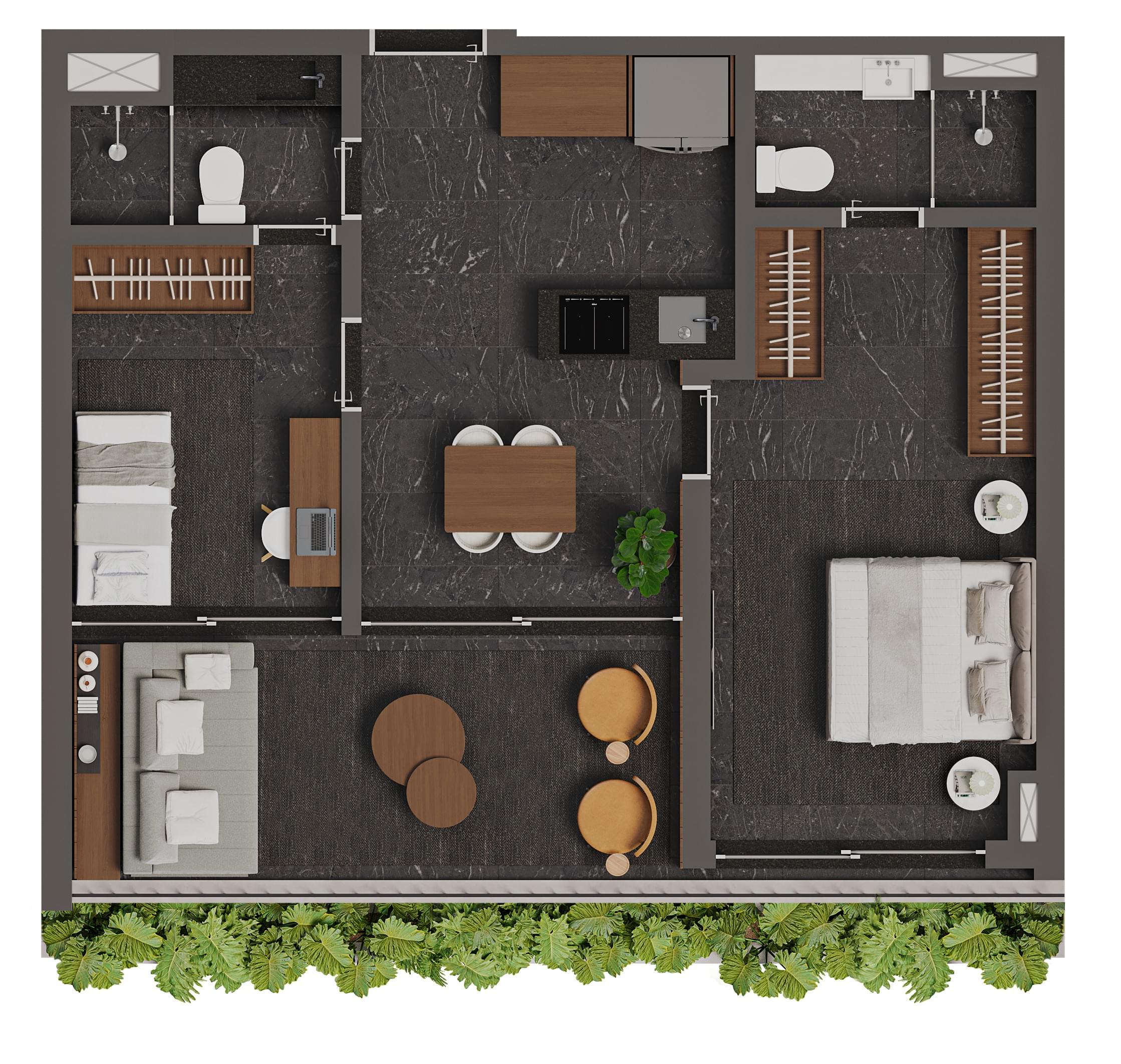 AUGUSTA Jardins - Planta Planta Opção 1