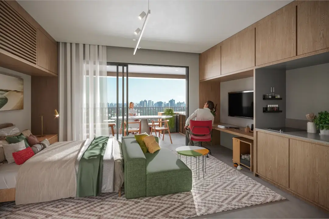 Studio de 41m² - URMAN São Paulo