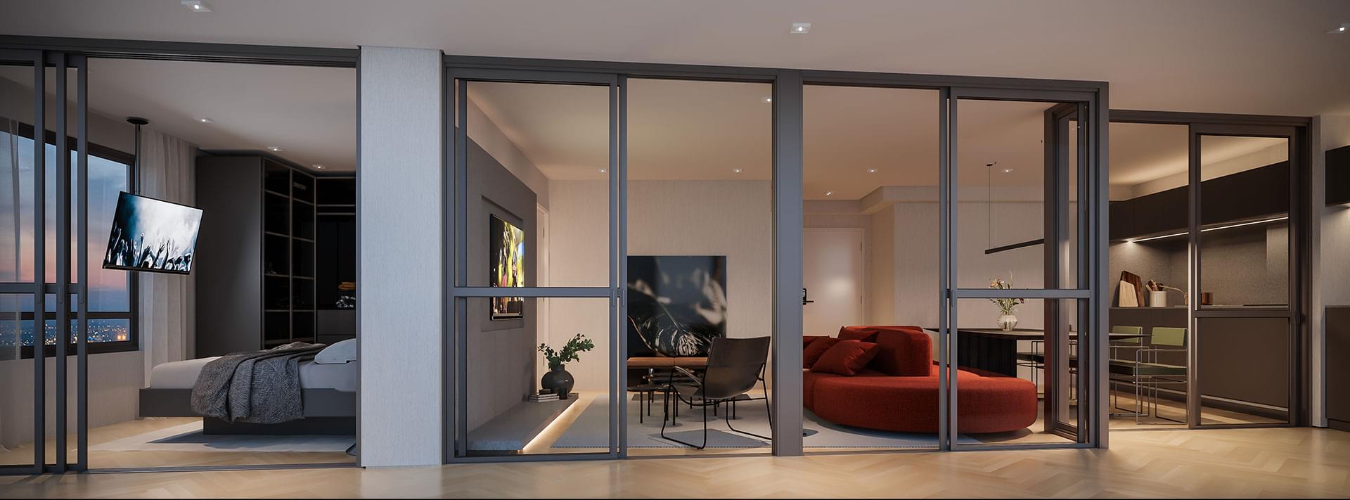 Opção 1 - Apartamento de 88m² com 1 Suíte - PRADO Paulista