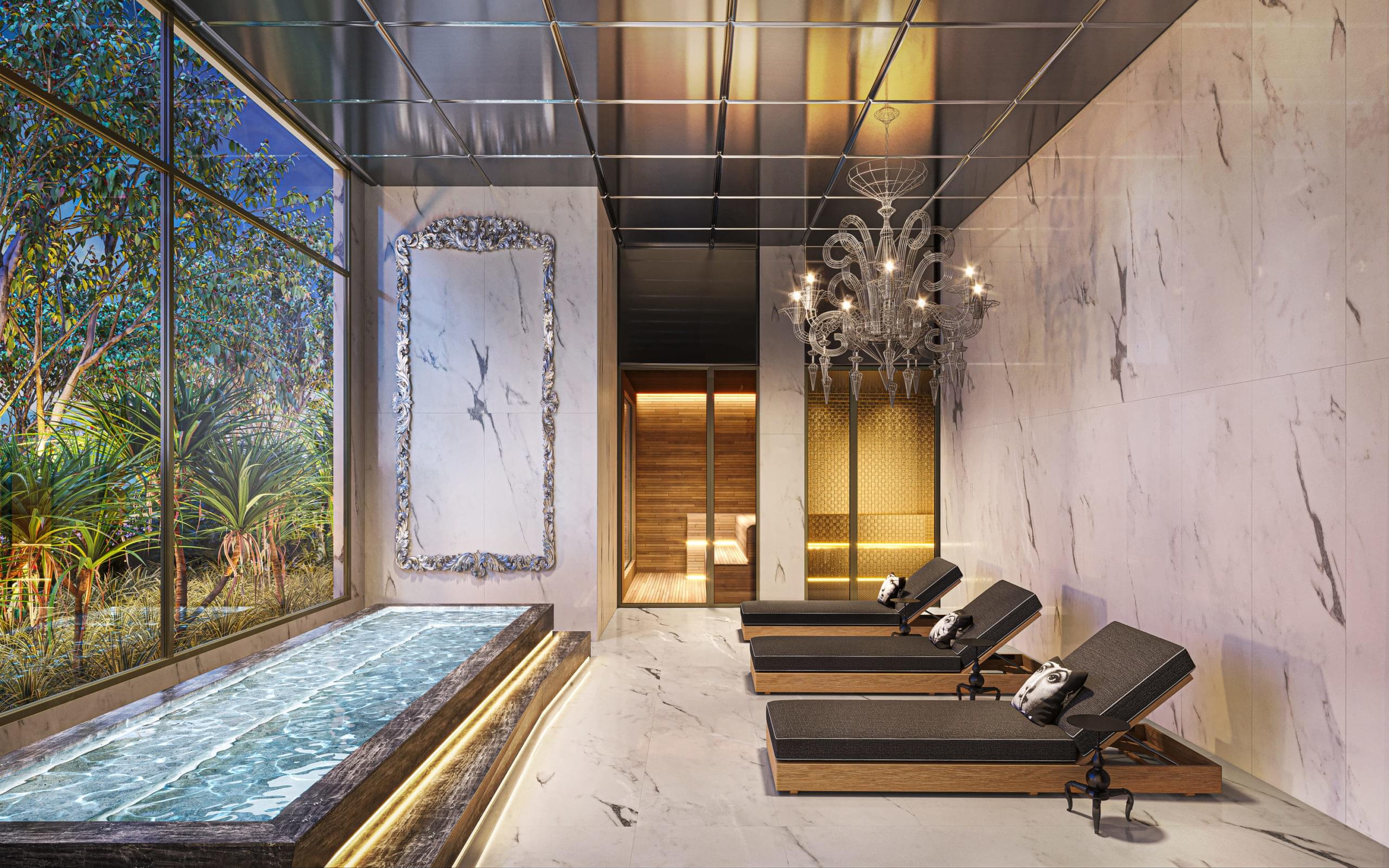 Perspectiva Ilustrada do YOO SPA - ON THE SKY CYRELA BY YOO