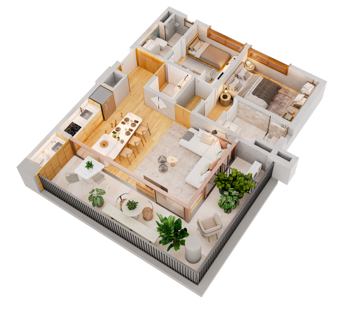 ÍRIS Estação Madalena - Planta Planta Opção 6