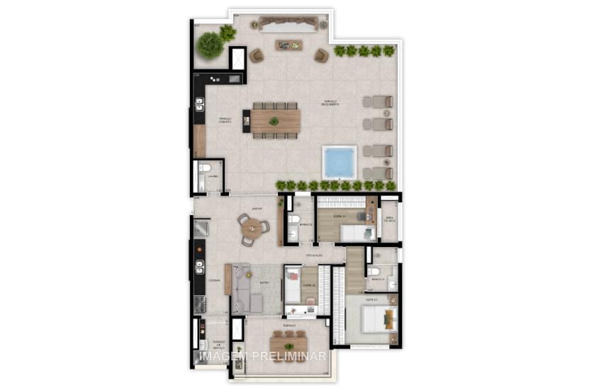 VISTA Tatuapé Boulevard - Planta Planta Opção 8