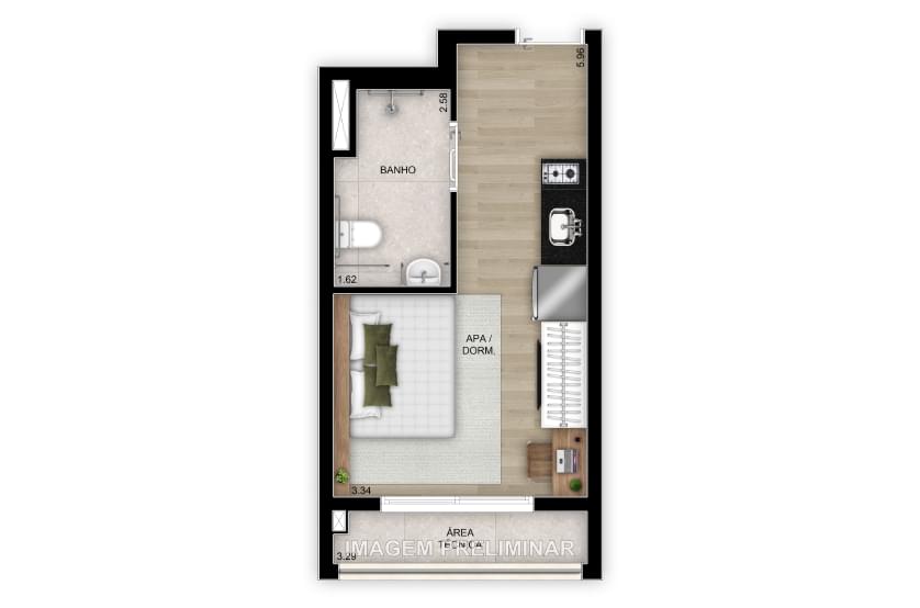 VISTA Tatuapé Boulevard - Planta Planta Opção 10