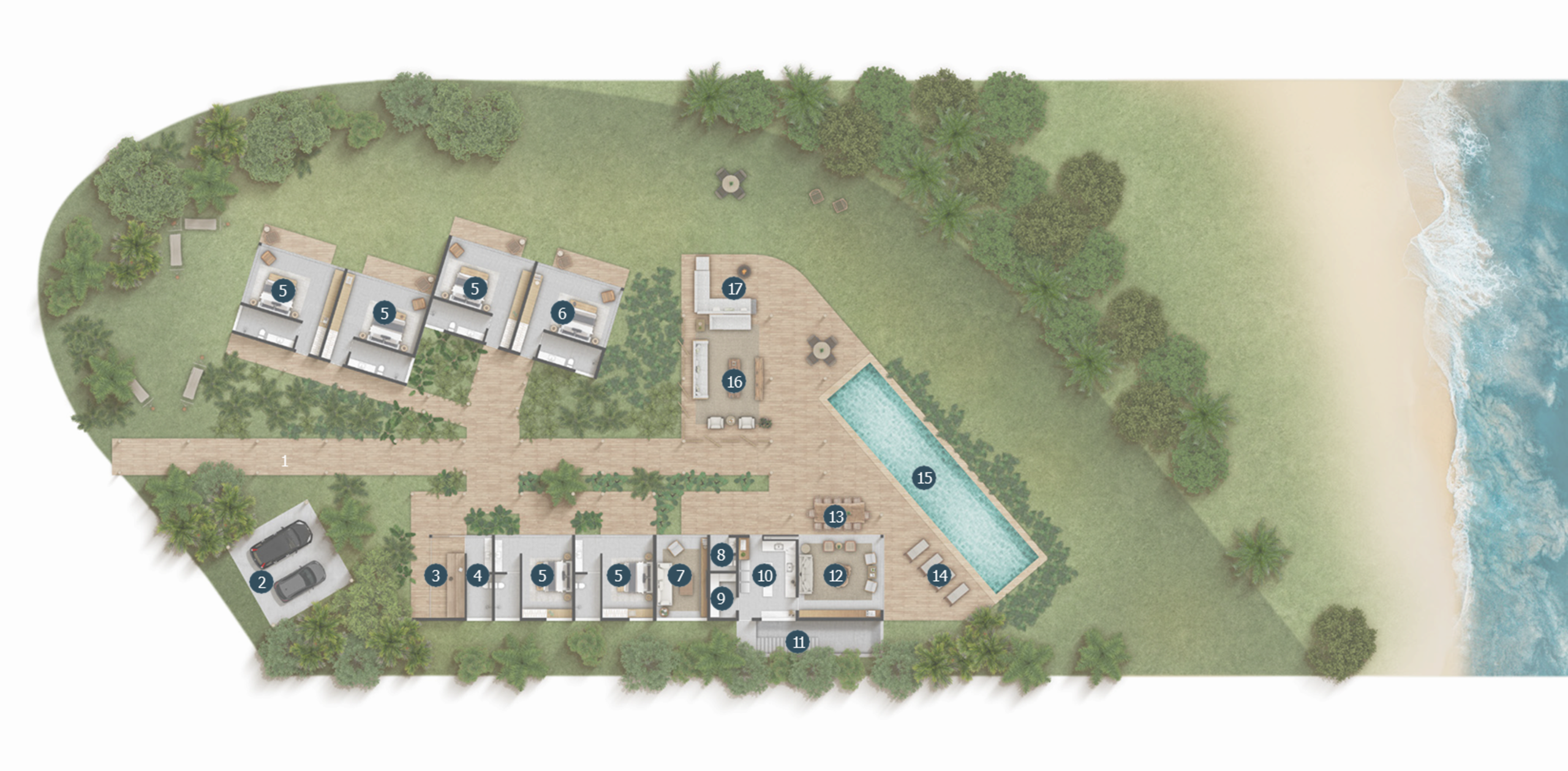 VILLA Vista Trancoso - Planta Planta Opção 1