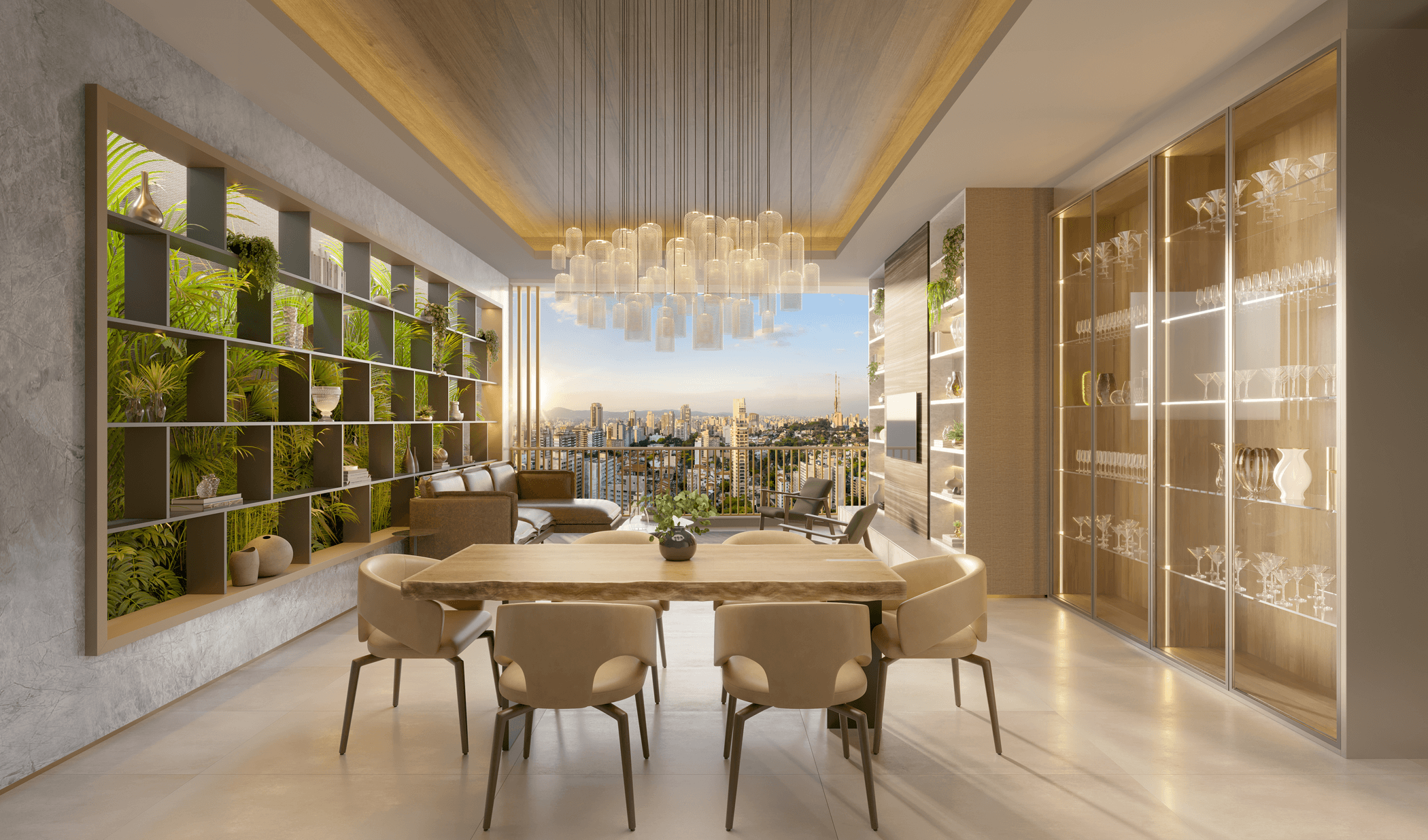 ESCAPE EDEN PARK by Dror - Breve Lançamento Brooklin - Living - Planta de 78m²