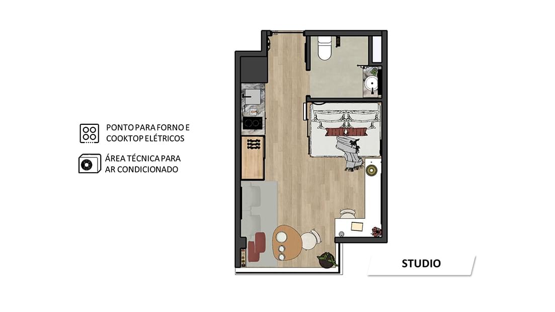 QG Faria Lima by You - Planta Planta Studio