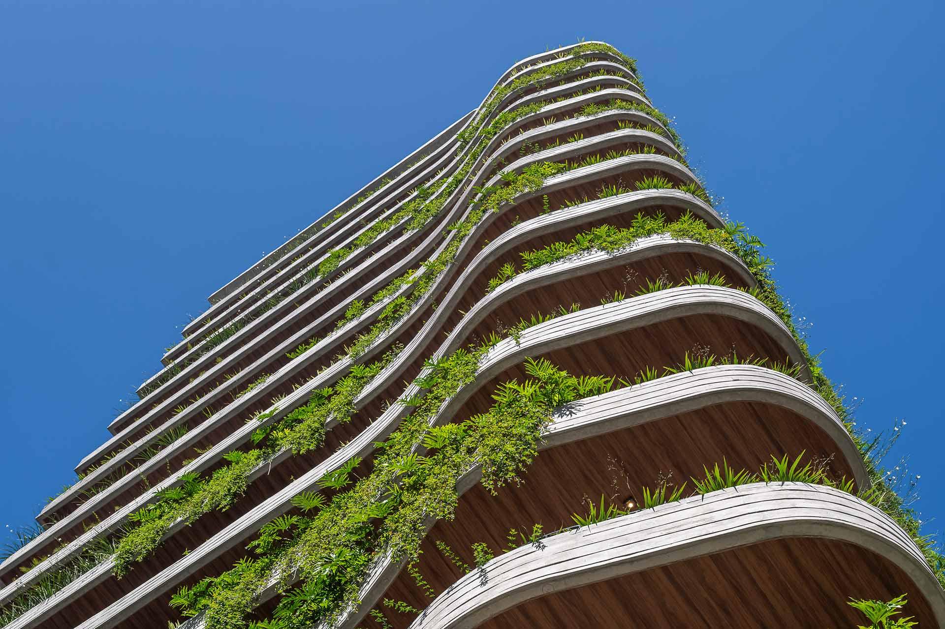 Fachada do empreendimento Address Jardins, na Rua José Maria Lisboa, 591 – Jardim Paulista, São Paulo. Torre única pronta, arquitetura de Aflalo/Gasperini, com design contemporâneo e paisagismo de Soma Arquitetos.