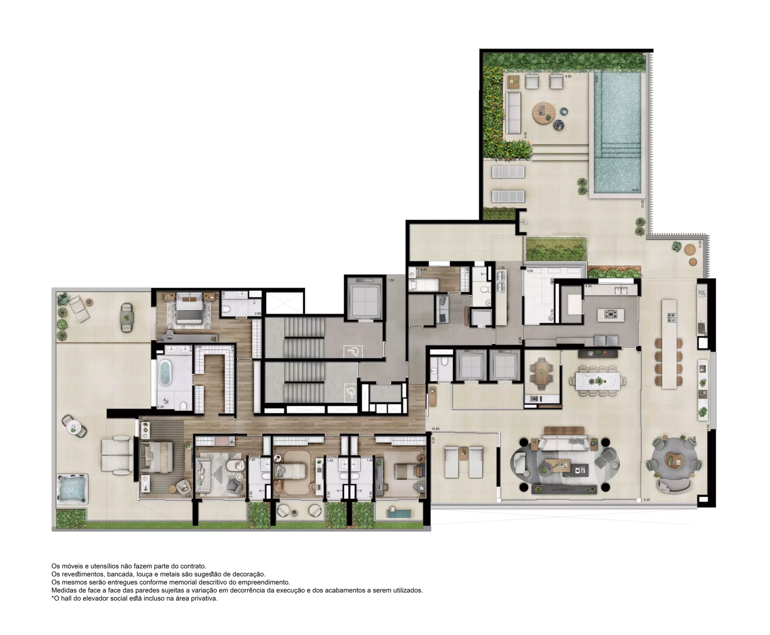 Bueno Brandão 257 - Planta 711 m² | Garden
