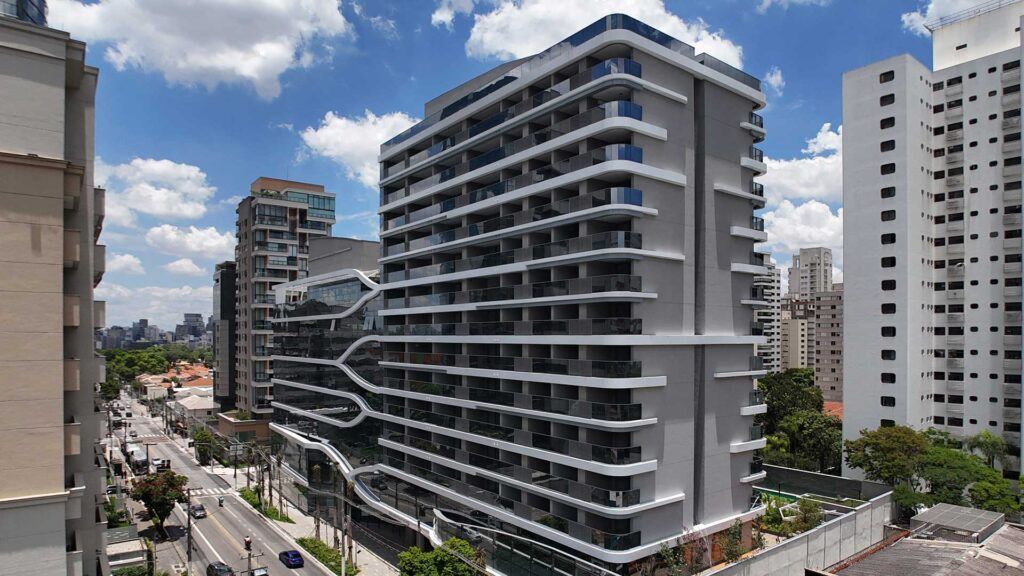 Duo Lifestyle By Helbor — Fachada Do Complexo Multiuso Na Rua Caconde — Curadoria Iapartamentos — Jardim Paulista