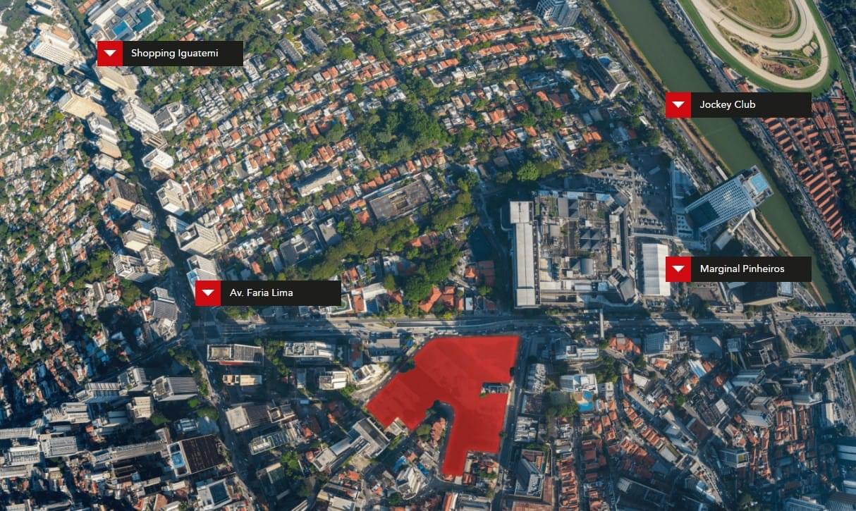 FAENA São Paulo - MAPA DA REGIÃO no Detalhe