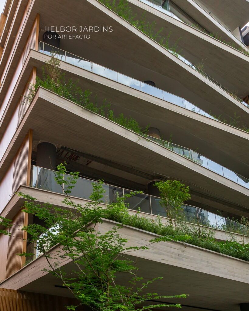 Helbor Jardins Por Artefacto — Fachada Das Torres Residenciais Na Esquina Da Alameda Lorena Com A Rua Haddock Lobo — Curadoria Iapartamentos — Jardins