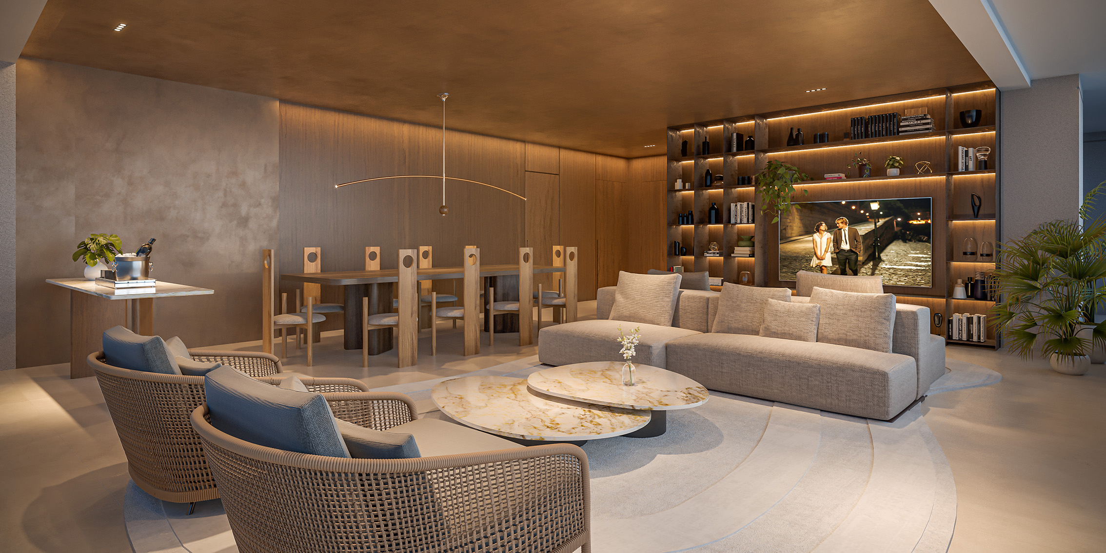 IBIATA - PARAISO - SETIN - VARANDA DO APARTAMENTO DE 183 M² (OPÇÃO 2)