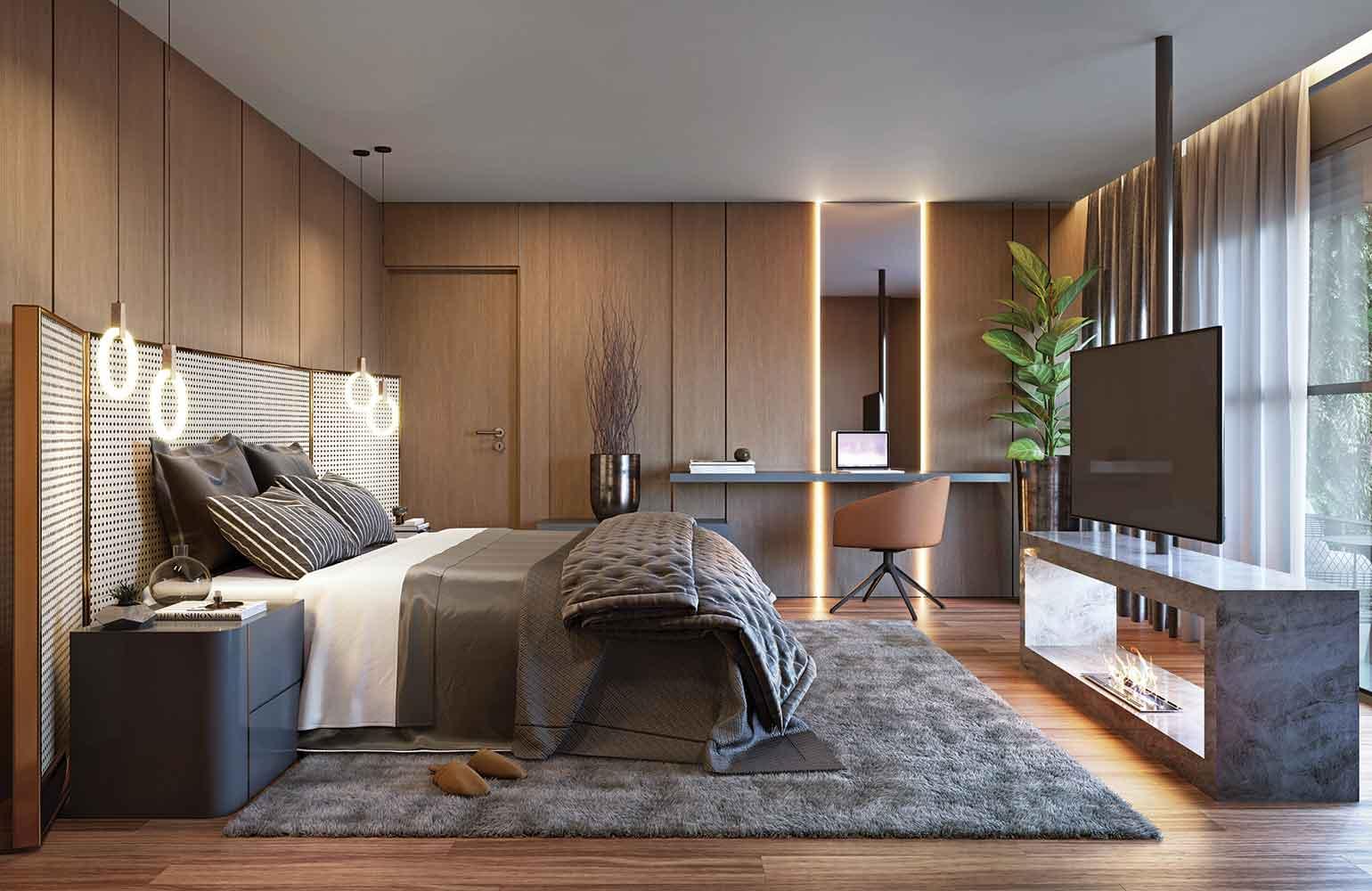 Lindenberg Ibirapuera Design Tower - Obras Aceleradas - Adolpho Lindenber - Eztec - Apartamento Alto Padrão Ibirapuera - Suíte Master Cobertura de 557m²