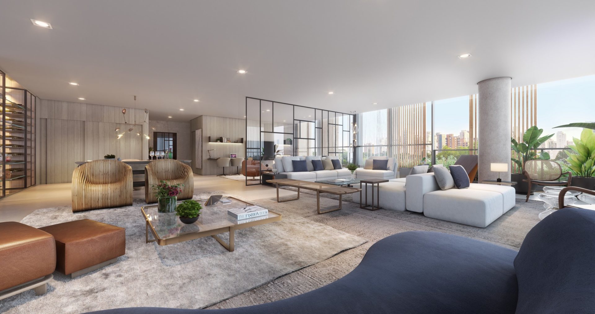 Terraco-Integrado-do-Apartamento-Torre-Hadock-Lobo-HELBOR-Jardins-por-Artefacto