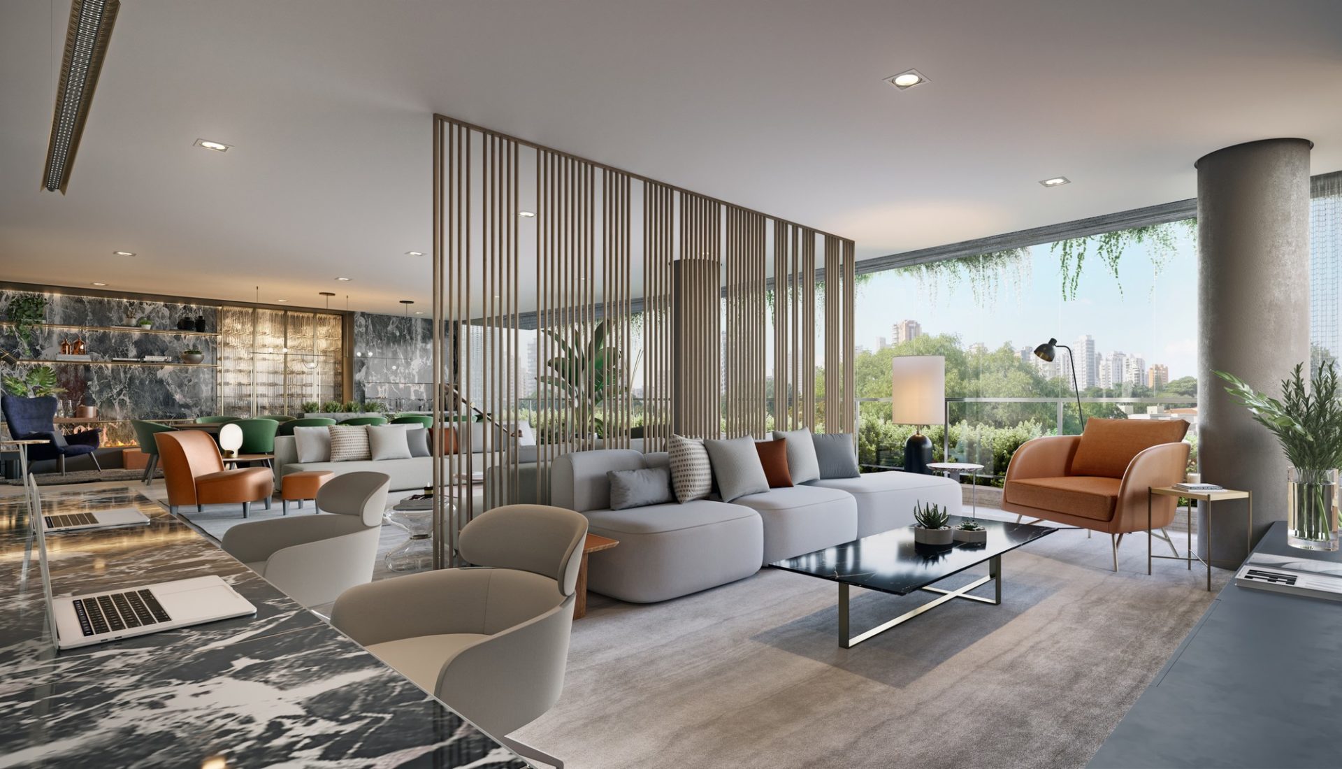 Terraco-Integrado-do-Apartamento-Torre-Lorena-HELBOR-Jardins-por-Artefacto