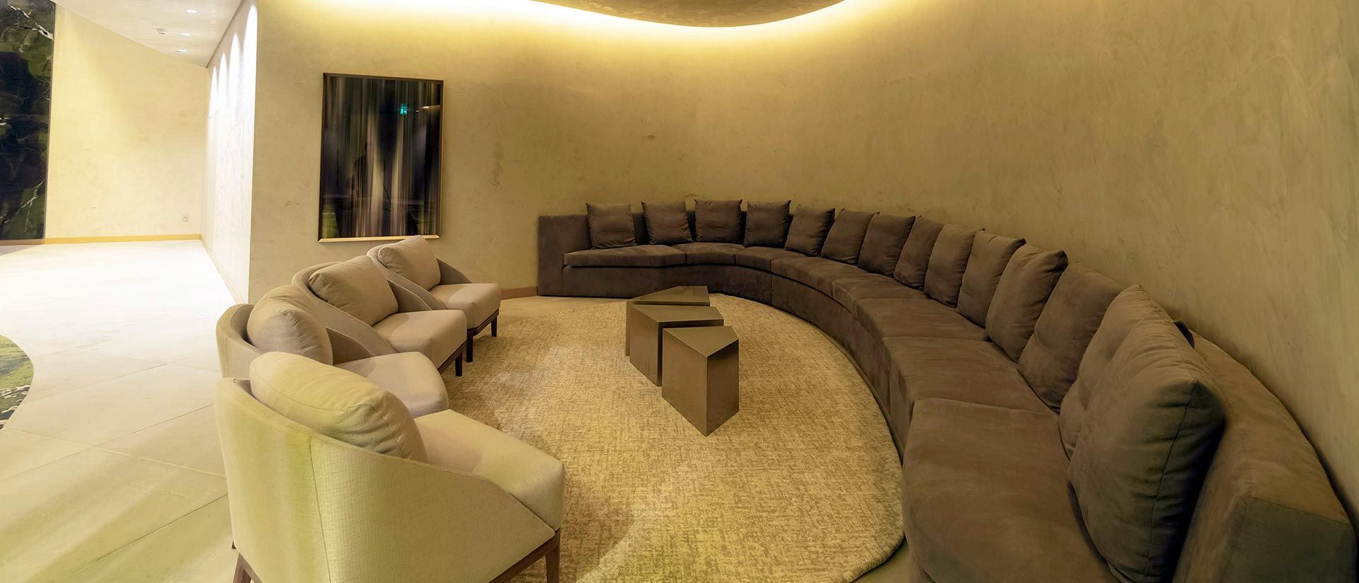 W Residences São Paulo — lounge social, Vila Olímpia | curadoria iApartamentos