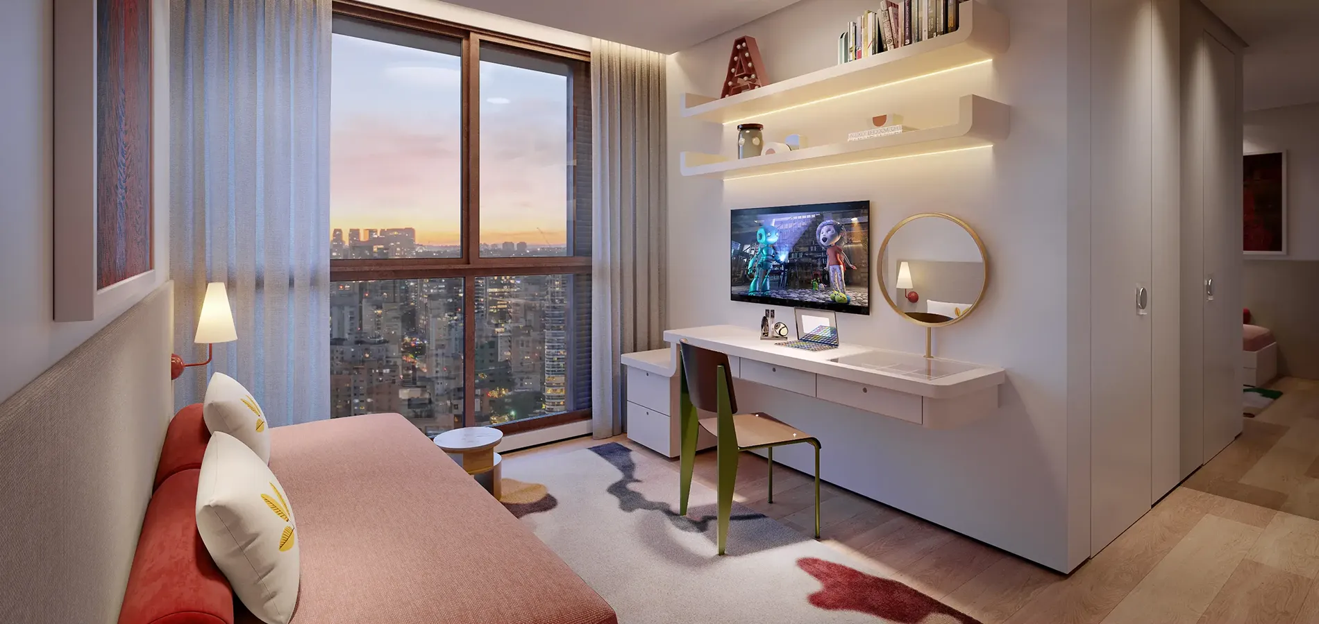 dormitorio-b - Lançamento de Alto Padrão Astéri Vila Nova Conceição