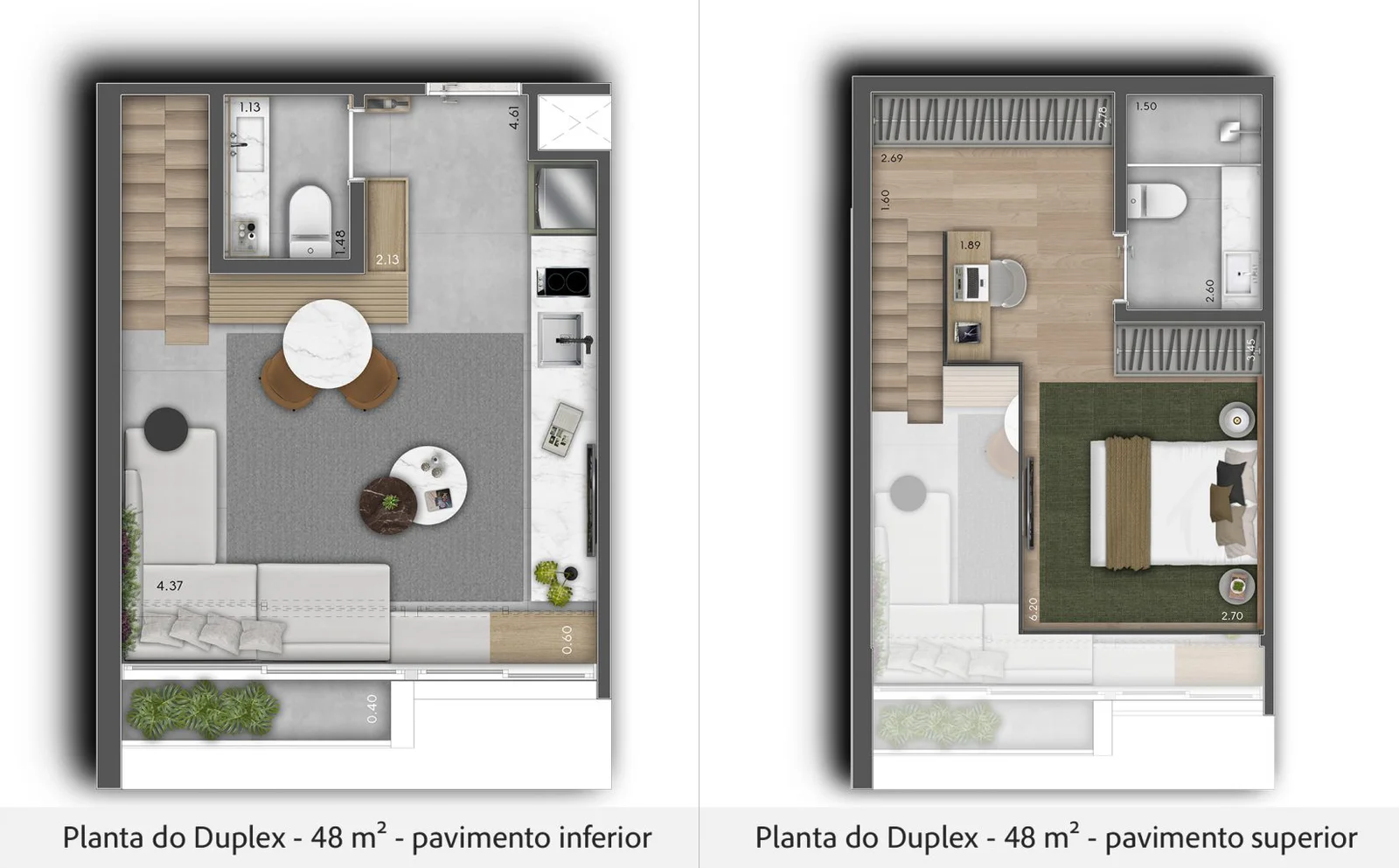 Cardoso 432 - Planta Duplex - Planta de 48 m²