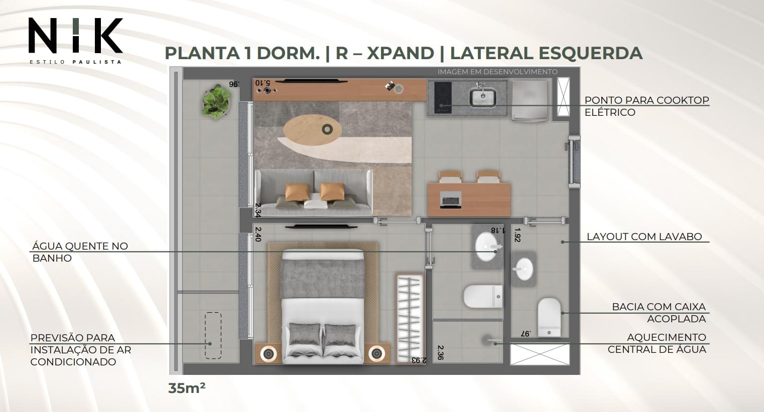 NIK Estilo Paulista - Planta Planta Opção 3