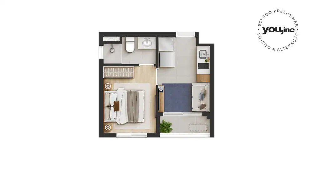 QG Vila Olímpia - Planta Planta Studio