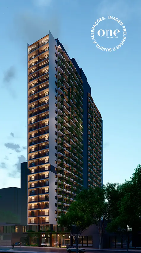 Nex One Angélica - Lançamento - Studios para Investimento - Avenida Angélica - Higienópolis - Fachada