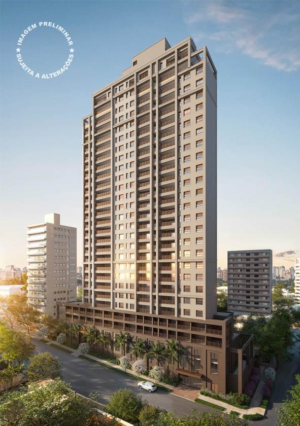 Lindenberg Reserva Paraíso - Lançamento - Lindenberg E Eztec - Rua Mario Amaral - Paraíso - Fachada