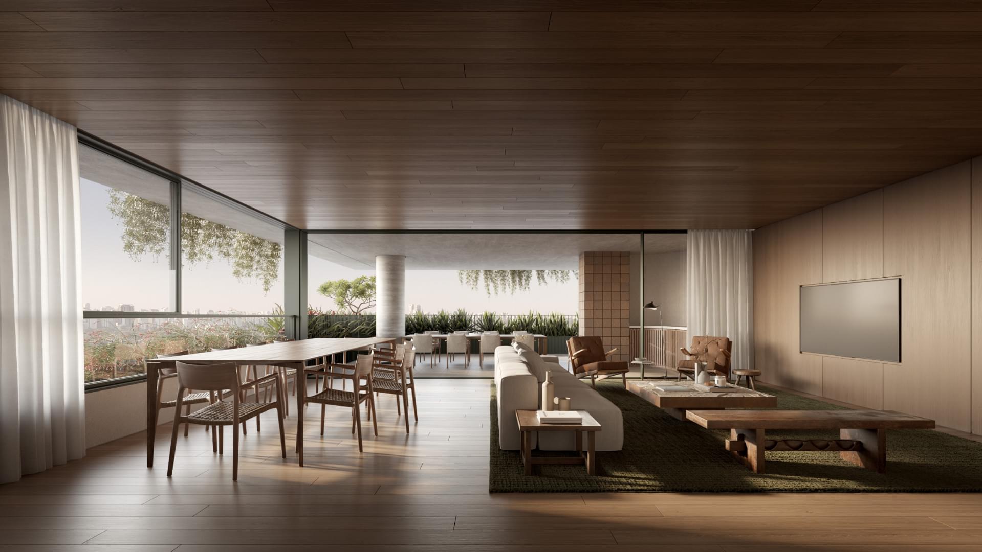 SERENA Jardins - Em obras - Rua da Consolação - Jardins - LIV Inc - Apartamento - Residência Tipo de 278m² - Living