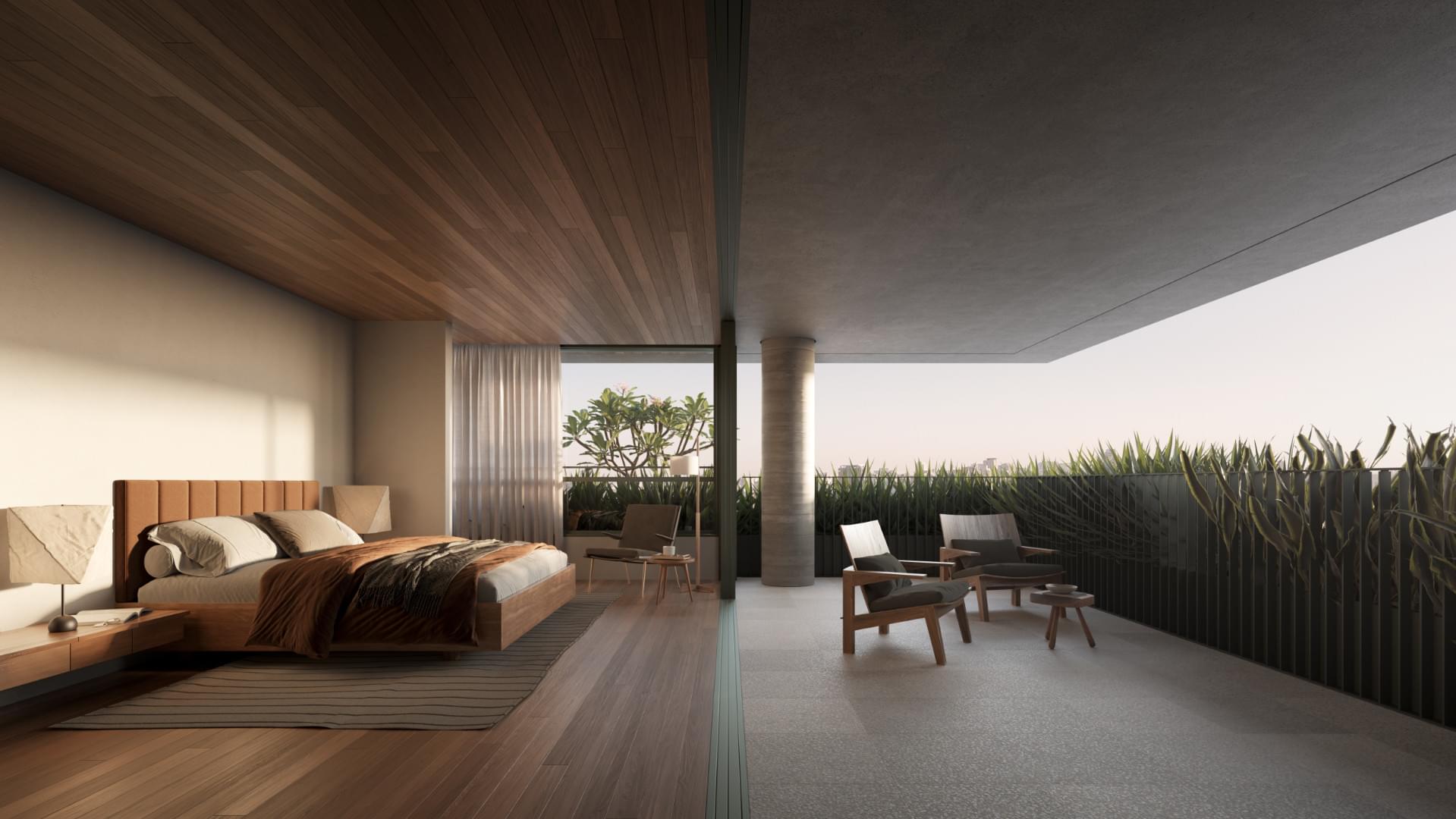 SERENA Jardins - Em obras - Rua da Consolação - Jardins - LIV Inc - Cobertura Duplex 454m² - Suíte Master Andar Inferior